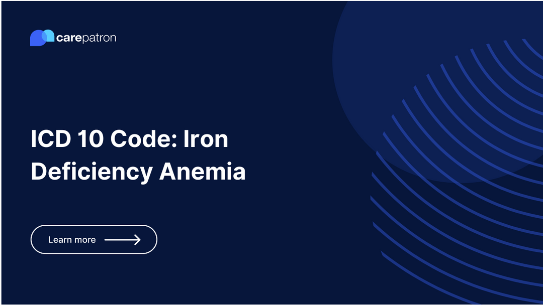 Iron Deficiency Anemia ICD10CM Codes 2023
